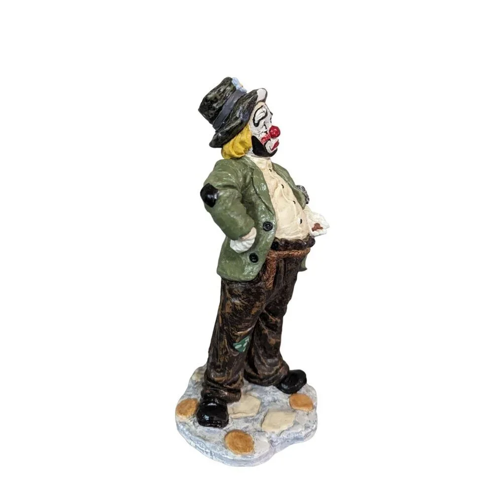 Vintage‎  Jojo Clown 1991 figurine statue hand painted 10' whimsical novelty